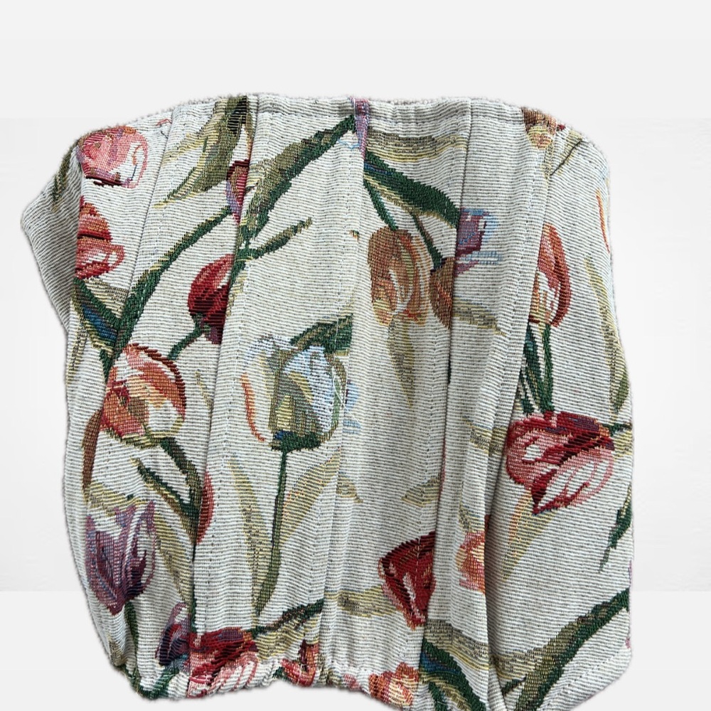 Floral Tapestry Corset Top